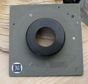 original Sinar Norma F & P fit lens board panel copal 0 34.7mm hole 18mm step - Picture 1 of 3