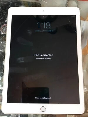 APPLE IPAD 5TH GEN 128GB A1538 WIFI ONLY - FOR PARTS OR NOT WORKING ! - Image 1 of 4
