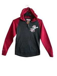 MLB Cincinnati Reds Hoodie Mitchell & Ness with Mr. Red Patch Size Small 👍🏼 - Picture 1 of 14
