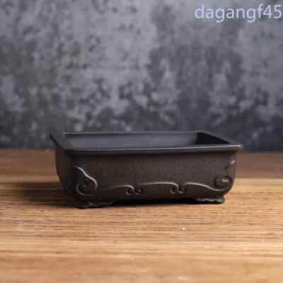 Ceramic Bonsia Flower Pot Garden Decoration Redware - Image 1 of 4