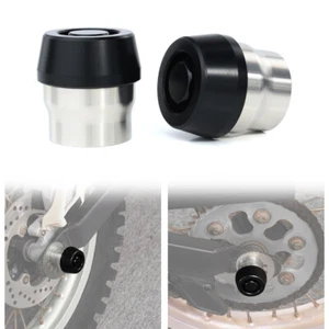 Fit For Kawasaki ELIMINATOR 125 2001-2009 Motorcycle Axle Sliders Crash Pads  - Picture 1 of 18