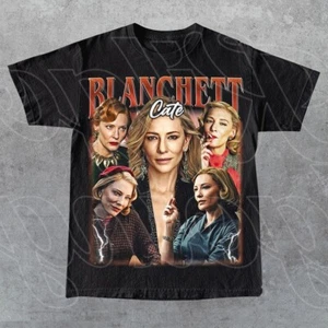Cate Blanchett Vintage T-Shirt, Gift For Woman and Man Unisex T-Shirt - Picture 1 of 3
