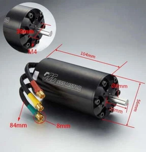 SSS 56104/360KV motor sin escobillas InRunner barco de radiocontrol FE barco eléctrico rápido - Imagen 1 de 2