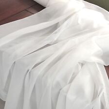 10 Yards 120" Wide Voile Chiffon Fabric Sheer Draping Drape Panel Dress Wedding
