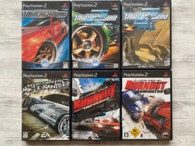 SONY PS2 Need For Speed Underground & Most Wanted & Burnout Revenge & Dominator - Image 1 of 4