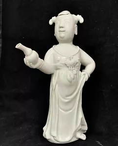 Antique Qing-Era Chinese Blanc de Chine/Dehua Porcelain Wine Ewer - Picture 1 of 11
