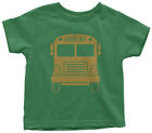 T-shirt Gold School Bus pour tout-petit conducteur enfants retour à l'école cadeau