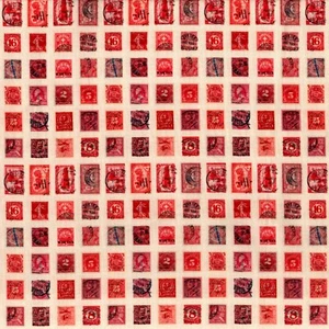 Free Spirit - Palette Red di Tim Holtz - Francobolli - Rosso, Tessuto da Cantiere - Foto 1 di 7
