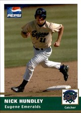 2005 Eugene Emeralds Grandstand 15 Nick Hundley Seattle Washington Baseball Card
