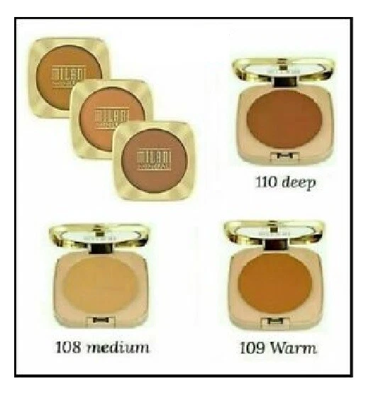Milani Mineral Compact Makeup- All Shades UK Best Seller - Image 1 of 1