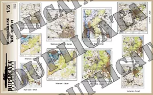 Diorama/Model Accessory- 1/35 Russo-Ukrainian War Maps #1 - Bild 1 von 2