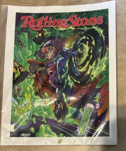 Rolling Stone Bored Ape Yacht Club Collectors Limited Edition Art Print w/COA - Picture 1 of 3