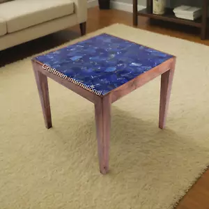 Lapiz Lazuli Table top, Handmade patio table, Home decor table, Kitchen table - Picture 1 of 9