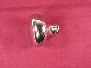 Baldwin Hardware Estate Knob Mango de puerta cromado pulido, solo perilla, latón macizo - Imagen 1 de 6