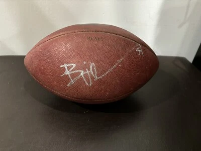 Brian Urlacher Autographed Bears NFL Football (WR ball With bears Embroirdered)  - Image 1 of 4