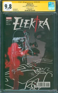 Elektra #1 ⭐ SIENKIEWICZ ORIGINAL SKETCH + SIGNED ⭐ CGC 9.8 Variant Marvel 2017 - Picture 1 of 3