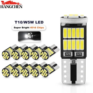501 T10 Led Bulbs Side Light Error Free Canbus 26 Smd W5W Xenon Bright White - Picture 1 of 8
