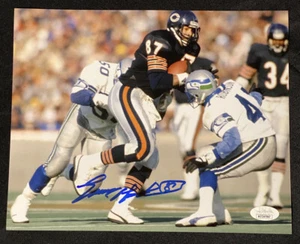 Emery Moorehead Chicago Bears 1985 SB XX Champs signiertes Auto 8 x 10 Foto ~ JSA COA - Bild 1 von 5