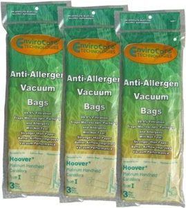 EnviroCare Vacuum Cleaner Dust Bags fit Hoover Type I 9 Pack - Picture 1 of 2
