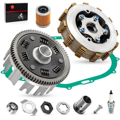 Conjunto de kit de embrague con junta cesta de embrague para Yamaha Warrior 350 YFM350 87-2004 Foto 1 de 4