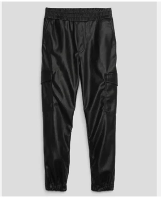 NWT Gap girls faux leather joggers  girls size M 8-10 - Image 1 of 2