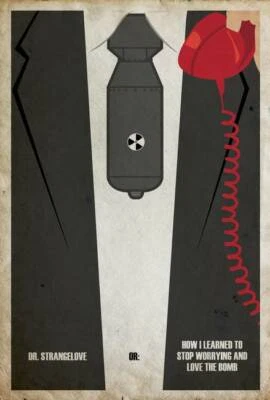 Póster - Película Dr. Strangelove, Arte de Película Antiguo Moderno Mínimo Retro, 3 Tamaños Foto 1 de 4