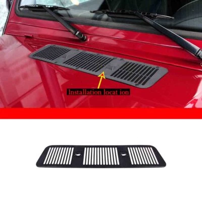 Real Carbon Fiber Hood Air Intake Grille Vent Cover For Benz G Class W463 06-18 - Image 1 of 4