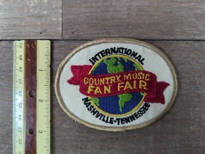Country Musik Fanmesse Bügelbild Patch Vintage 80er Jahre - Bild 1 von 4