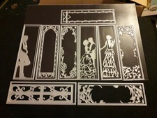 Bundle Tonic Studios Silhouette Die Sets. 18 Dies Wedding Groom Bride Dance 5.8"