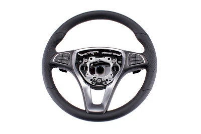 Lenkrad beziehen mit Leder für Mercedes A W176 Bj. 2017 NEU LEDER - Bild 1 von 4