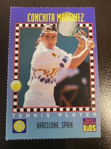 1994 Sports Illustrated Si for Kids tennis Conchita Martinez RC card #301