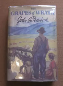 THE GRAPES OF WRATH by John Steinbeck - 1st/2nd printing BP- HCDJ Viking 1939 - - Picture 1 of 11