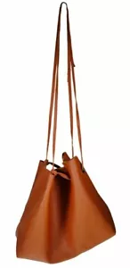 The Kyra Collection Drawstring Hobo Bag Purse w/ Wallet Adjustable Strap - Brown - Picture 1 of 3