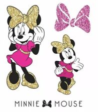 RoomMates RMK3580SCS MINNIE MOUSE PEEL & STICK WALL DECALS WITH GLITTER 