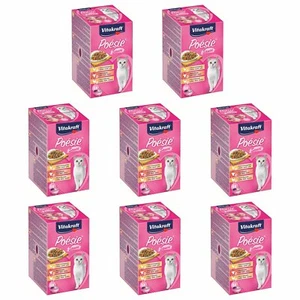 Vitakraft Katzenfutter Poesie Sauce Multipack 8x6 Schalen Huhn Rind Pute Fleisch - Bild 1 von 2