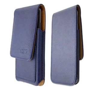 caseroxx Flap Pouch for HTC U Ultra in blue made of genuine leather - Picture 1 of 6
