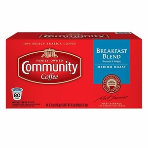 Community Coffee Breakfast Blend Coffee 80 to 320 Keurig K cups FREE SHIPPING - Picture 1 of 3