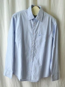 Neu mit Etikett Aeropostale blau & weiß gestreiftes Herrenhemd Größe S  - Bild 1 von 3