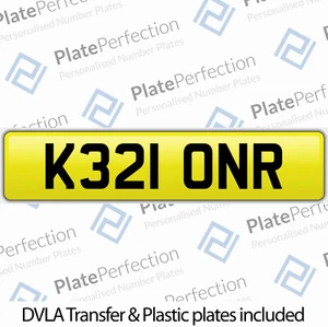 K321 ONR KERION R GESCHÄTZTES PRIVATES NUMMERNSCHILD DVLA ZULASSUNG - Bild 1 von 1