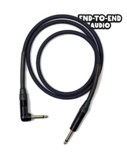 SALE! 4ft- Mogami W2524 Instrument Cable | Neutrik 1/4" Plugs | Black Magic - Picture 1 of 2