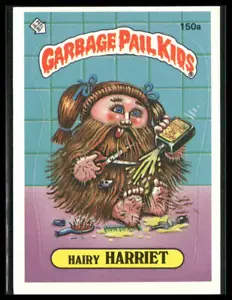 Hairy Harriet #150a 1986 Topps Garbage Pail Kids Series 4 - Picture 1 of 2