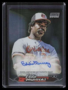 Autografi cromati Stadium Club 2024 SCEM Eddie Murray Auto - Foto 1 di 2