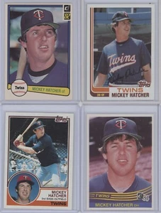 Lot of 28 Different Mickey Hatcher Baseball Cards - Picture 1 of 8