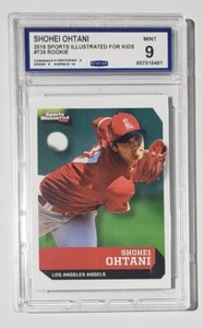 2018 Sports Illustrated SI for Kids SHOHEI OHTANI Rookie Graded CCG Mint 9 - Picture 1 of 4