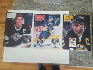 BECKETT HOCKEY CARD numeri mensili # 1, 2 e 5. Gretzky, scafo e bourque su copertine - Foto 1 di 4
