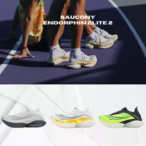 Saucony Endorphin Elite 2 Men Racing Road Running Every Training Shoes Pick 1 - Picture 1 of 4