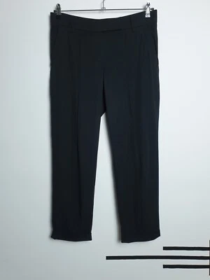 Pantalones de lana para mujer Gunex Brunello Cucinelli negros talla US 8 D 38 Foto 1 de 4