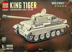 Quanguan 100066 KING TIGER Tank WW2 Collection Building Blocks MISB - Picture 1 of 8