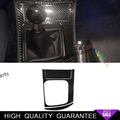 Cuadro de cambio de marchas de consola central de coche para Mazda 3 2011~2015 fibra de carbono real Foto 1 de 4