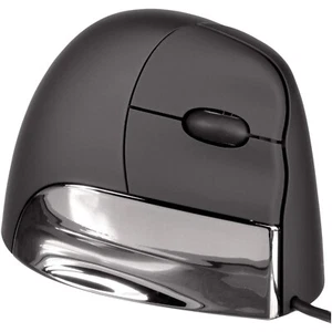 Evoluent VerticalMouse 4, ergonom. Maus, USB Kabel, Scrollrad, schwarz/silber - Bild 1 von 5